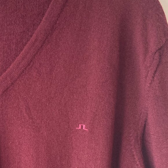 J.LINDEBERG V-Neck Merino Wool sweater  - size XL - Picture 3 of 11